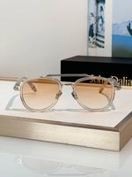 John Dalia AKIRA Eyeglasses Clear Gold Round Optical Frame 56-20-145 Unisex