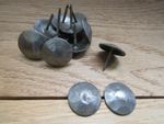 METAL DOOR STUDS NAILS old vintage retro rustic door wood arts crafts studs