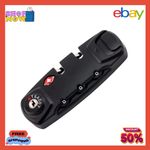 TSA007 ABS Luggage Lock, TSA Certified, Stainless Steel Spring, 8.5x3.1x1.5 cm