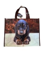 Dachshund Sausage Dog Large Tote Bag Reusable Shopping Bag New cute dachshund