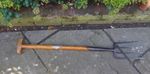 Vintage ELWELL Ladies fork, small Garden Fork Border Garden Digging Old Tool