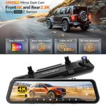 WOLFBOX G900 PRO Mirror Dash Cam STARVIS 2 IMX678 WIFI Rear View Mirror Camera