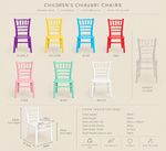 Kids Chivalry Tiffany Chairs