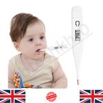 Digital Thermometer Medical LCD Audible Alarm Baby Adult Oral Ear Body Arm Fever