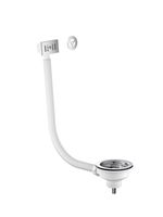 Kitchen Sink Pull Out Waste with 90mm Strainer & Overflow Chrome
