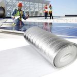 Lino Underlay Insulation & Acoustic Double Foil Foam Vinyl flooring 3mm x30cmx5m