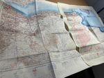 Map Algeria & Tunisia WW2 Maps adjioning sheets Gib etc ........................