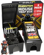 Pest X Pro Rodent Mouse Trap Box Humane Mice Catcher No Poison Heavy Duty