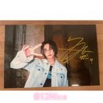 Stray Kids Hyunjin Hand Signed Photo Autographed K-POP Collection 4*6 #12Nice