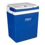 Zorn Z32 30L 12V Electric Cool Box - Thermoelectric Cooler, Blue/White