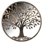 Mirror for Garden 65cm x 65cm Bronze X 1