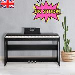 Electric Digital Piano 88 Keys Weighted Hammer Keyboard w/ Stand MIDI Function