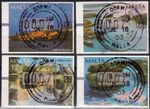 2002 MALTA ATM Stamps 1-4 / Frama Machine 06 / Qormi / 7ct first day