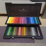 Faber Castell Polychromos Pencil - 120 Colour - Wooden Box - Never Used