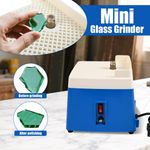 Mini Portable Stained Glass Grinder Diamond Automatic Art Grinding Tools 220V