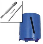 127MM DIAMOND CORE DRILL + SDS ARBOR SHANK + PILOT BIT  + EJECTOR DRIFT KEY
