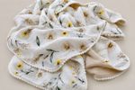 🌼 Soft Floral Muslin Baby Blanket 🌼