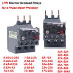 Thermal Overload Relays LRN Range 0.16Amp-104Amp for 3 Phase Motor Protector