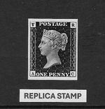 GB: Victoria: 1840 1d BLACK: THE VR OFFICIAL: REPLICA