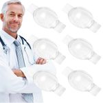 MADGININE 6 Pcs Eye Shield After Cataract Surgery, 7x 5 cm, Transparent 