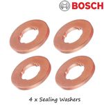 Range Rover Evoque 2.0 D (L538, L551) Fuel Injector Base Washers / Seals Set x 4
