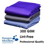 [10 Pack] 300GSM Microfibre Window/Glass Cleaning Cloths, Detailing - Fish Scale