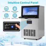 Commercial Ice Maker Machine 23kg Stainless Steel
