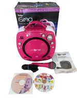 Vivitar I.Sing CD Karaoke Machine with Microphone - Aux - 2 CD Discs Included