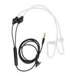 Air Tube Earphone Earbuds Wired Headphones W/HandFree Microphone For 
