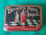 Bishops Move collectible vintage tobacco tin with working hinge