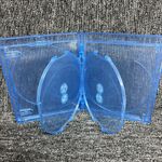 1 x Blu ray 4 Way Elite Case 14mm Spine for holding 4 discs Brand New Freepost