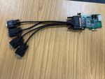 4 Port Low Profile Native RS232 PCI Express Serial Card with 16950 UART