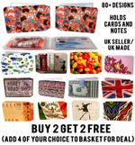 80+ DESIGNS BUS PASS WALLET CREDIT TRAVEL RAIL ID HOLDER FOR OYSTER CARD LOT