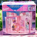 Barbie Folding Pretty House Multi Room, Vintage 1997, Boxed, Incomplete & Faded