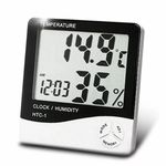 Digital LCD Indoor/ Outdoor Thermometer Hygrometer Temperature Humidity HTC 1