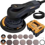 MAXXT Black Electric 5mm Orbital Sander Brushless 150/125mm Pads Central Vacuum