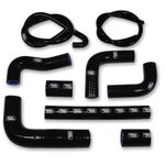 BLACK Samco Silicon Rad Hoses fit Ducati Monster S4 RS 2006-2009