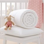 COT DUVET QUILT OR PILLOW – SOFT MICROFIBRE BEDDING FOR COT, TODDLER AND JUNIOR