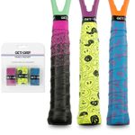Get A Grip Tennis Overgrip - Anti Slip Tennis Racket Handle Grip Tape 3-Pack 📏