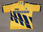 Warwickshire County Cricket 1993/1994 90s AXA Sunday League Shirt Large Hogger