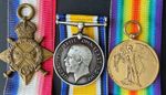 TRIO of Full Size Replica WW1 Service Medals, Issued fir The Great War WW1