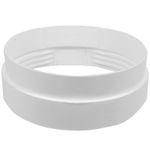 Vent Hose Connector Adaptor 6" 150mm Air Conditioning Threaded Duct Outlet Ring