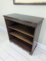 Stag Style Mahogany Bookcase Free Standing Adjustable Shelves Free Postage 