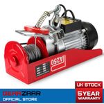 250kg Electric Winch Scaffold Hoist Winch Crane Workshop Garage Lifting Upgraded