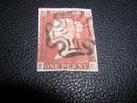 gb stamps victoria `1d red with MX