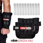 1Pair Adjustable Wrist Ankle Weights, Removable Arm & Leg Weight for Men & Women