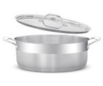 Stainless Steel Saucepan Saucepot Casserole Pot Dish with Lid Chemical Free
