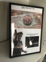 Serenity Movie Prop - Framed - Used In Good Condition