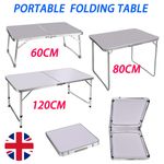 Portable Foldable Small Table with Carrying Handle Camping Picnic Small Table