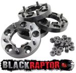 Black Raptor Hubcentric 30mm Aluminium Land Rover Defender Wheel Spacers 90 110